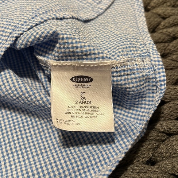 Old Navy Boys Toddler Button Down Long Sleeve 2T - Picture 7 of 7